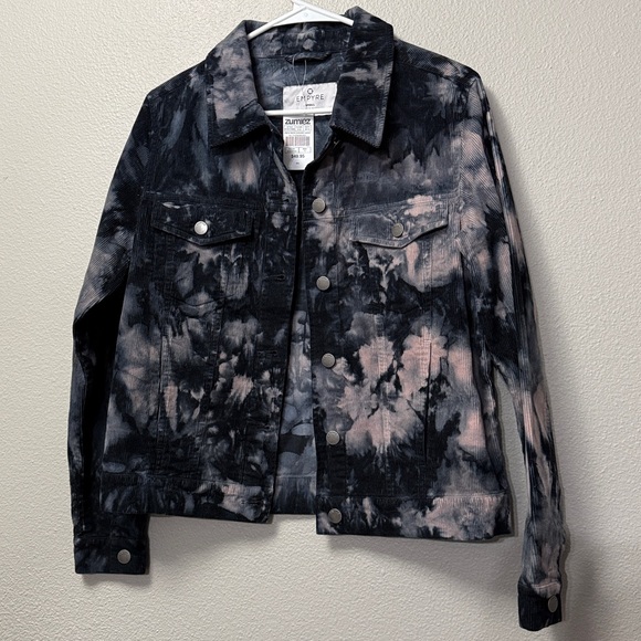 Empyre Freya Black Tie Dye Corduroy Jacket - Picture 11 of 11